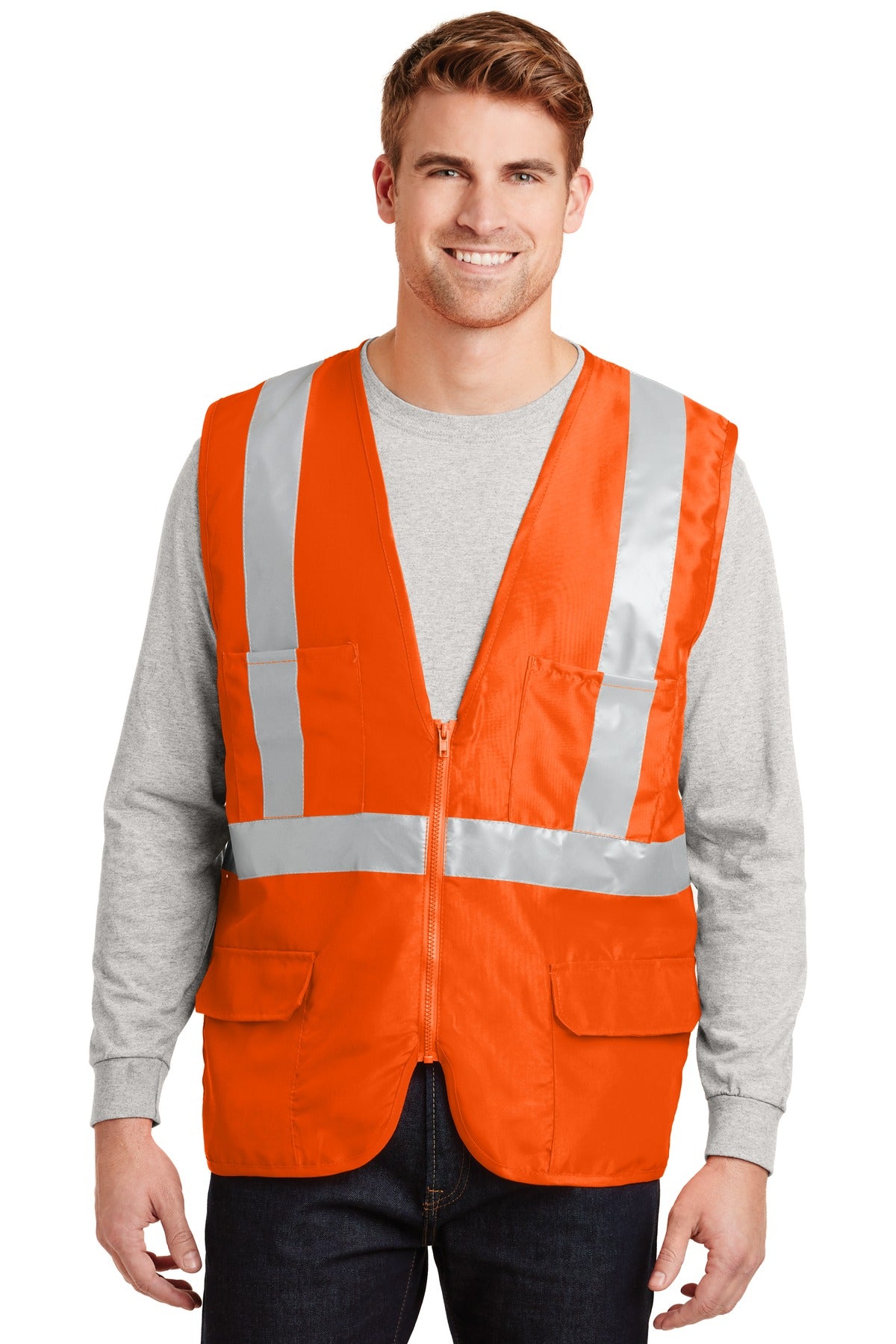 CornerStone ANSI 107 Class 2 Mesh Back Safety Vest. CSV405