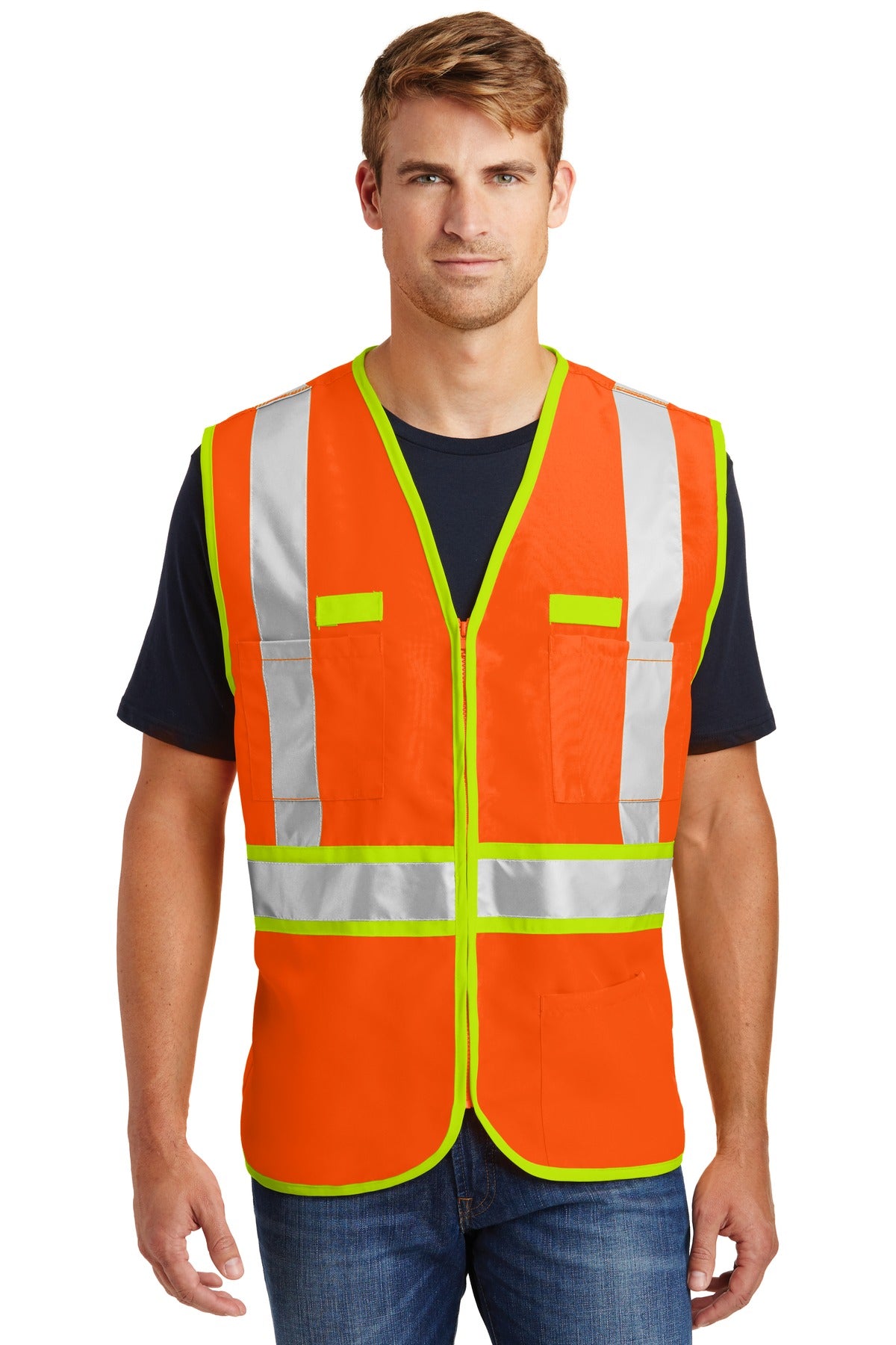 CornerStone ANSI 107 Class 2 Dual-Color Safety Vest. CSV407