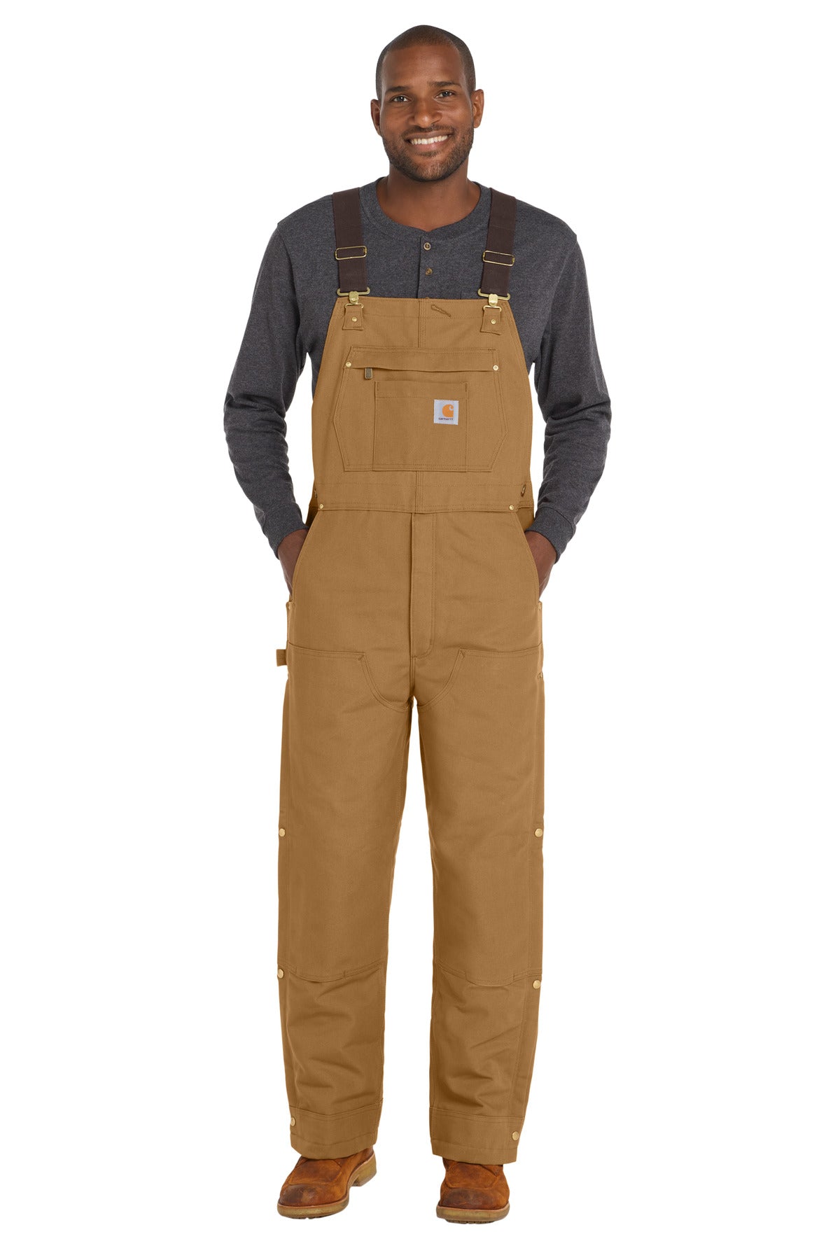 Carhartt Firm Duck Insulated Bib Overalls CT106672