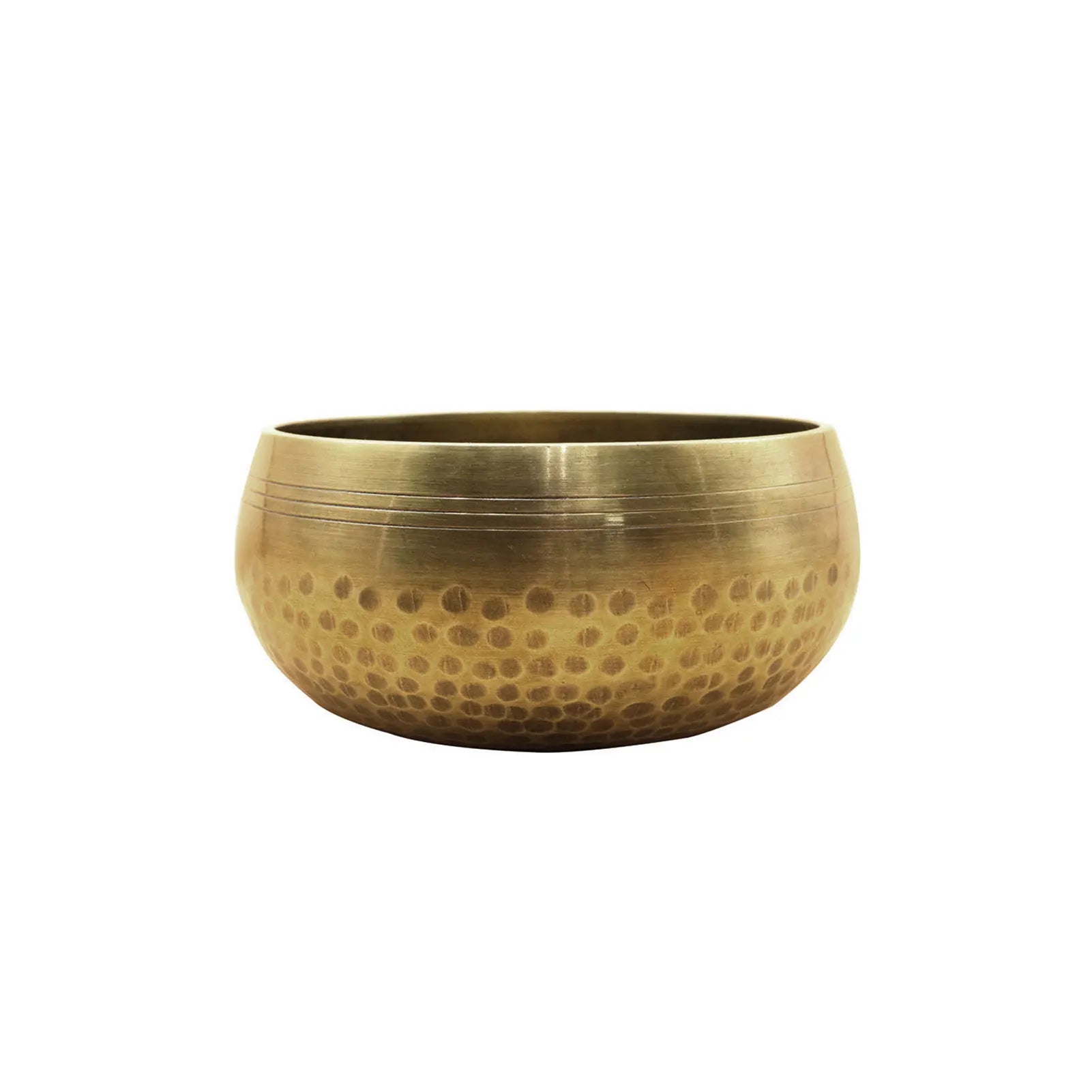 3.15 Inch (8 CM) Silent Mind Tibetan Singing Bowl Set Antique Design With Dual Surface Mallet And Yoga Physiotherapy Sound Bowls