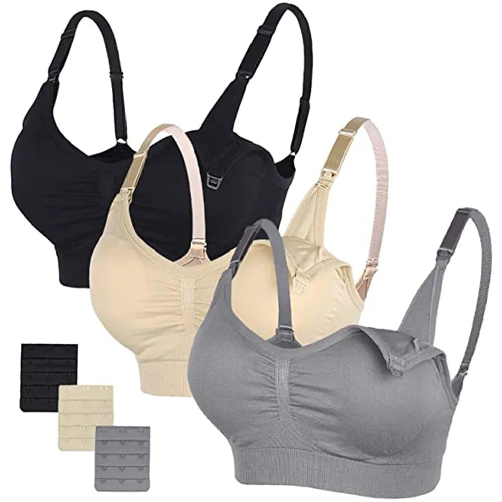 Maternity Bras Wirefree Nursing Bra Pregnancy Clothes Prevent Sagging Breastfeeding Women's Breathable Lactancia Bra