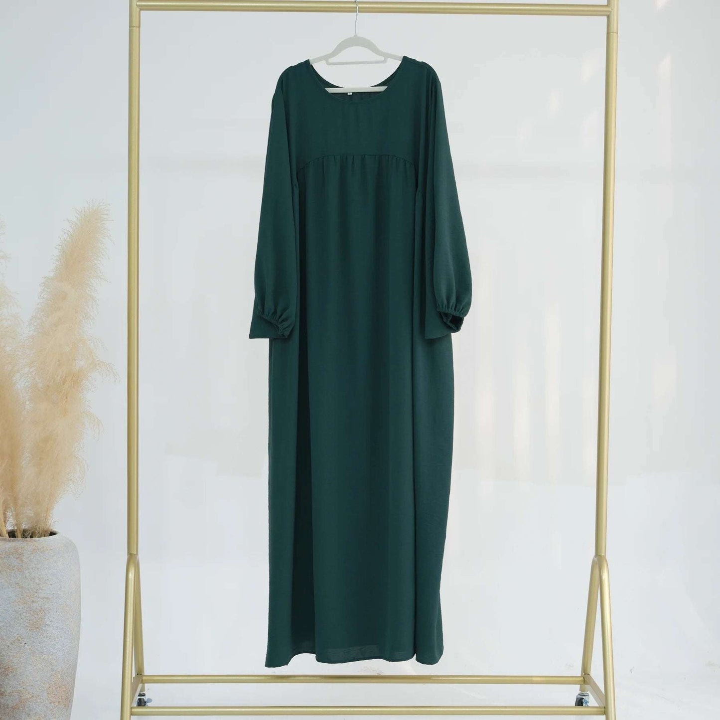 Loriya Wholesale Closed Abaya Women Clothing Islamic  Dubai Pakistan Plus Size Black Abaya Women Muslim Dress