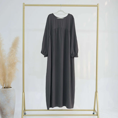 Loriya Wholesale Closed Abaya Women Clothing Islamic  Dubai Pakistan Plus Size Black Abaya Women Muslim Dress