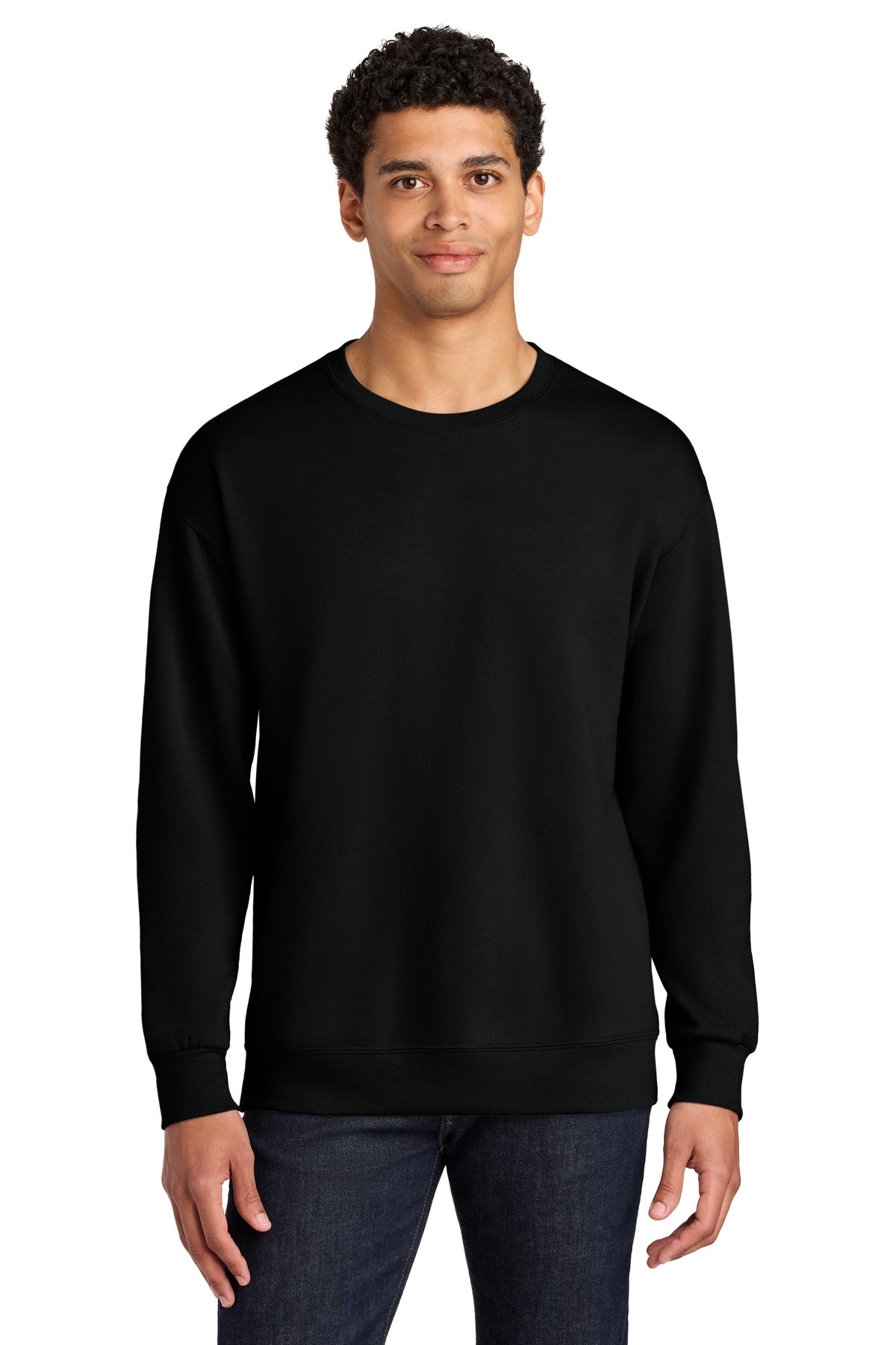 Jerzees Ultimate Unisex CVC Ring Spun Crewneck Sweatshirt IC48M