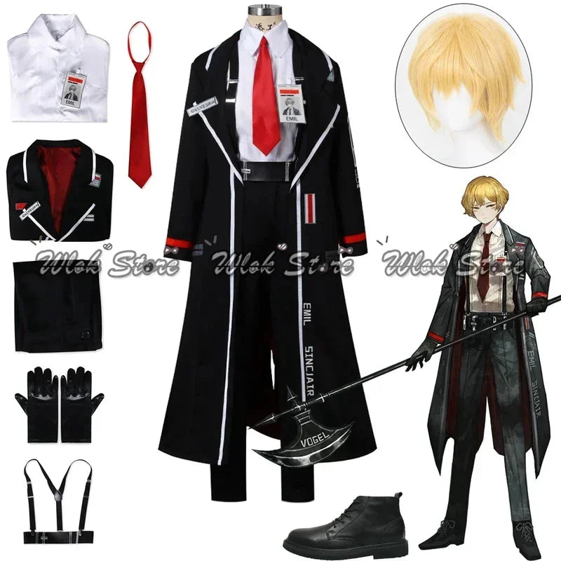 Limbus Company Sinclair Cosplay Costume | Long Coat, Shirt & Pants Uniform Set | Men'S & Women'S | Custom Sizing Available