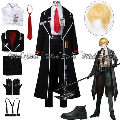 Limbus Company Sinclair Cosplay Costume | Long Coat, Shirt & Pants Uniform Set | Men'S & Women'S | Custom Sizing Available