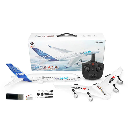3CH Airplane Wltoys XK A120 Aircar A380 Model Plane 3CH EPP 2.4G Remote Control Airplane Fixed-wing RTF XK Airplane
