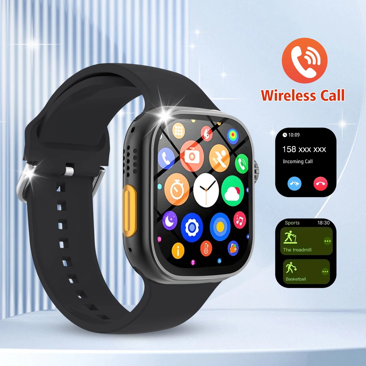 2025 New Smart Watch, Outdoor Sports And Fitness Tracker, Bluetooth Ca