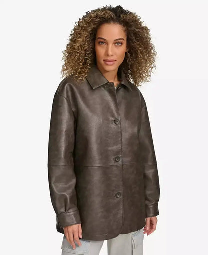 Levi'S | WoMen's Faux Leather Relaxed Vintage Look Blazer