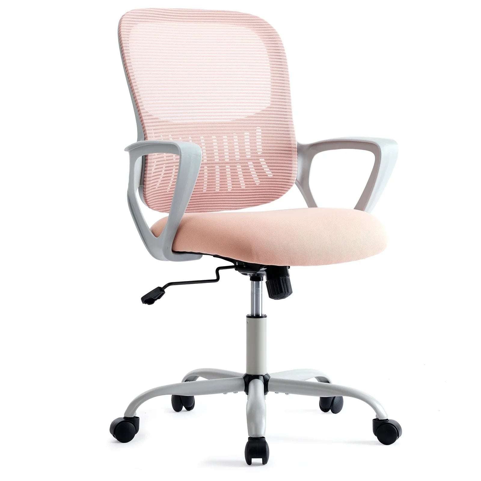 JHK Ergonomic Mesh Backrest Office Desk Chair Adjustable Height Computer Rolling Work Swivel Gaming Chairs With Wheels For Home