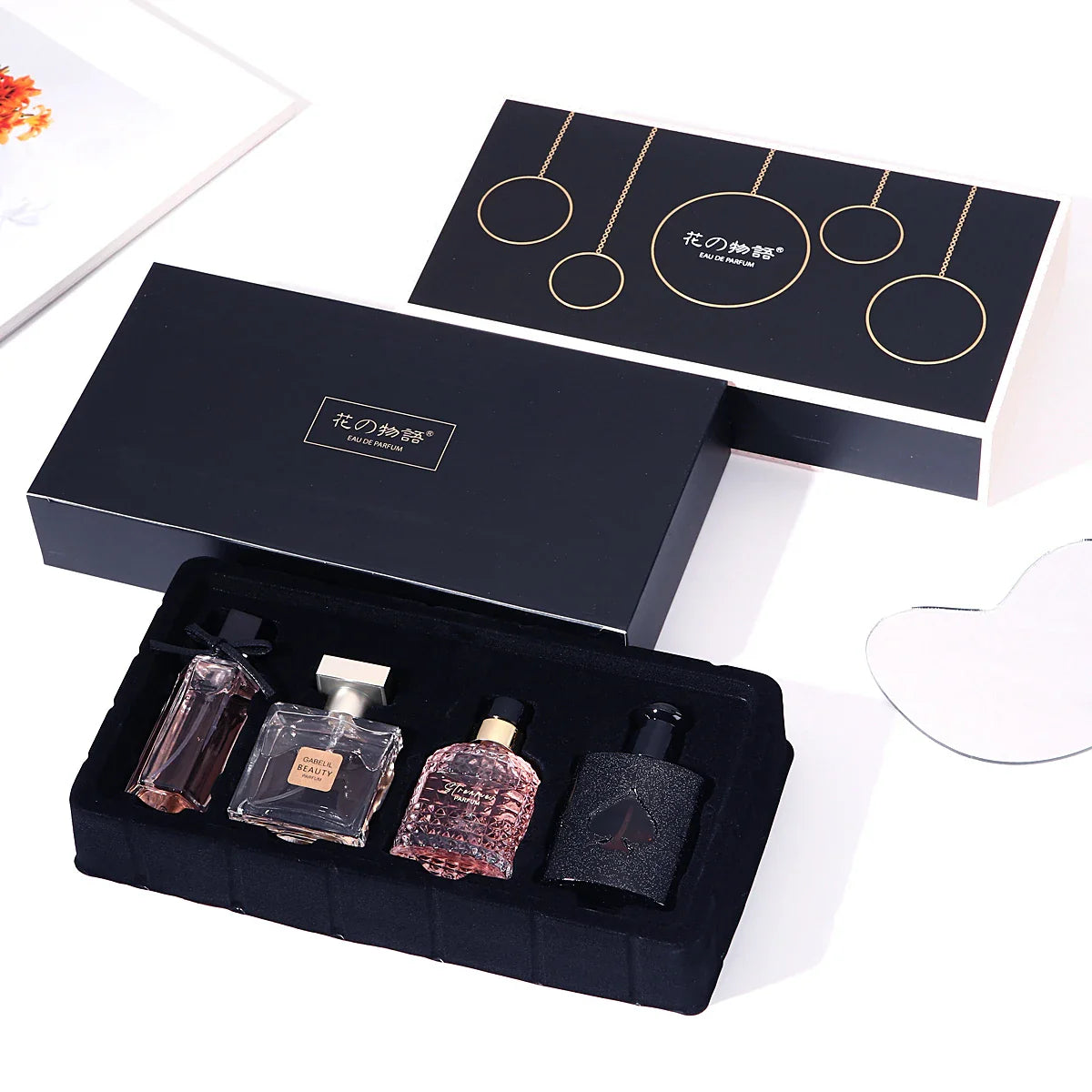 Brand Gift Box 4Pcs Set Perfume Women Parfum Femme 100ml Fresh Natural Floral Scent Spray Feminino Perfumes De Mujer Originales