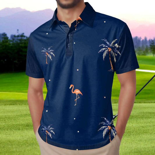 Long Sleeve Shirts for Men Fall Menhort Sleeved Shirts With Irregular Distribution Of Full Printed Lapels  h Slipper