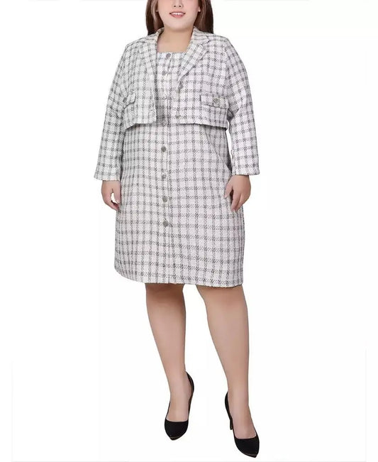 Women plus Size Tweed Long Sleeve Running Jacket Casual Comfortable Sportswear for Running Outfits