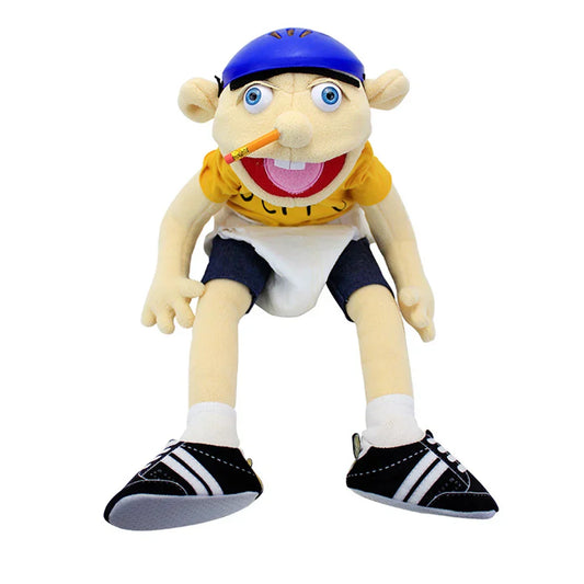 Boy Hand Puppet Funny Party Props 24 Inch Cartoon Sleeping Pillow Collectible Toys Stuffed Boy Toys Ideal Gift for Kids Children