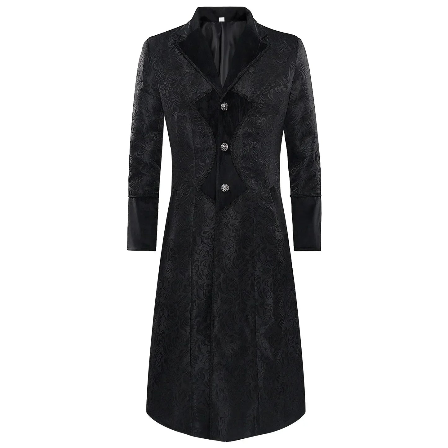 Men'S Wool Blend Trench Coat “ Long Sleeve Slim Fit Gentleman Coat With Detachable Hood, Black