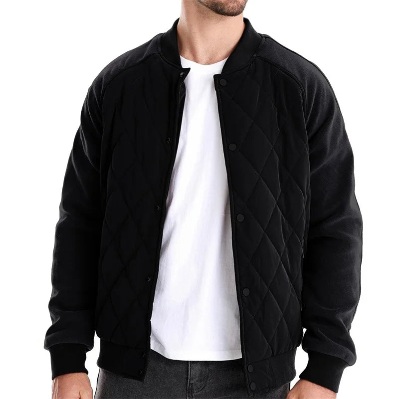 Men s Winter Coats Stylish Long Sleeve Button Up Thick Warm Casual Jac