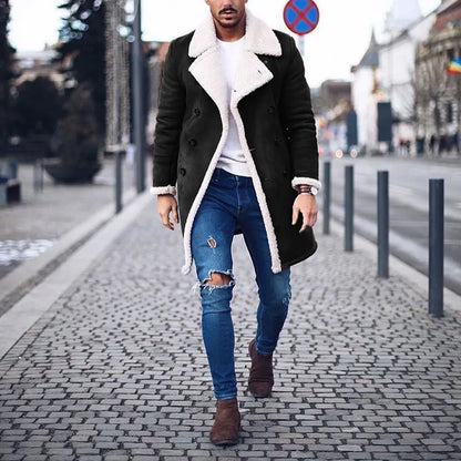 2025 New Men's Clothing Fashion Loose Men's Jackets Winter Polar Fleec