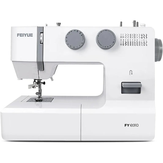 Fye310 Full Size Sewing Machine With Foot Pedal Heavy Duty And Portable Powerful Servo Motor 25 Built-In Stitches 6 Bobbins