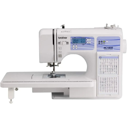 Hc1850 Sewing And Quilting Machine With 185 Built-In Stitches Lcd Display 8 Included Feet Ideal For Fabric Crafting Durable Met