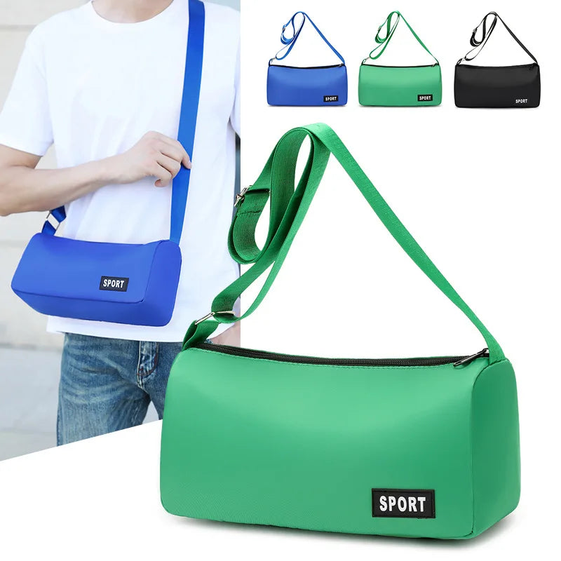 Men's and Women Large-capacity Leisure Cross-body Bag Street Trend Versatile Fashion Handheld Shoulder Bag