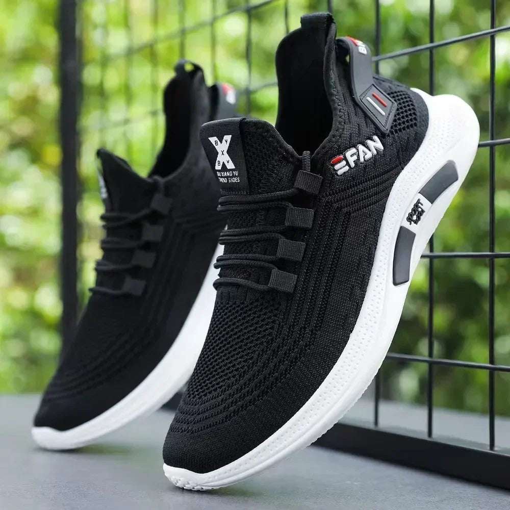Spring White Casual Shoes Breathable Non-slip Walking Sneakers Menhoes Outdoor 2024  Comfortable Fashion Lace Up Running Shoes
