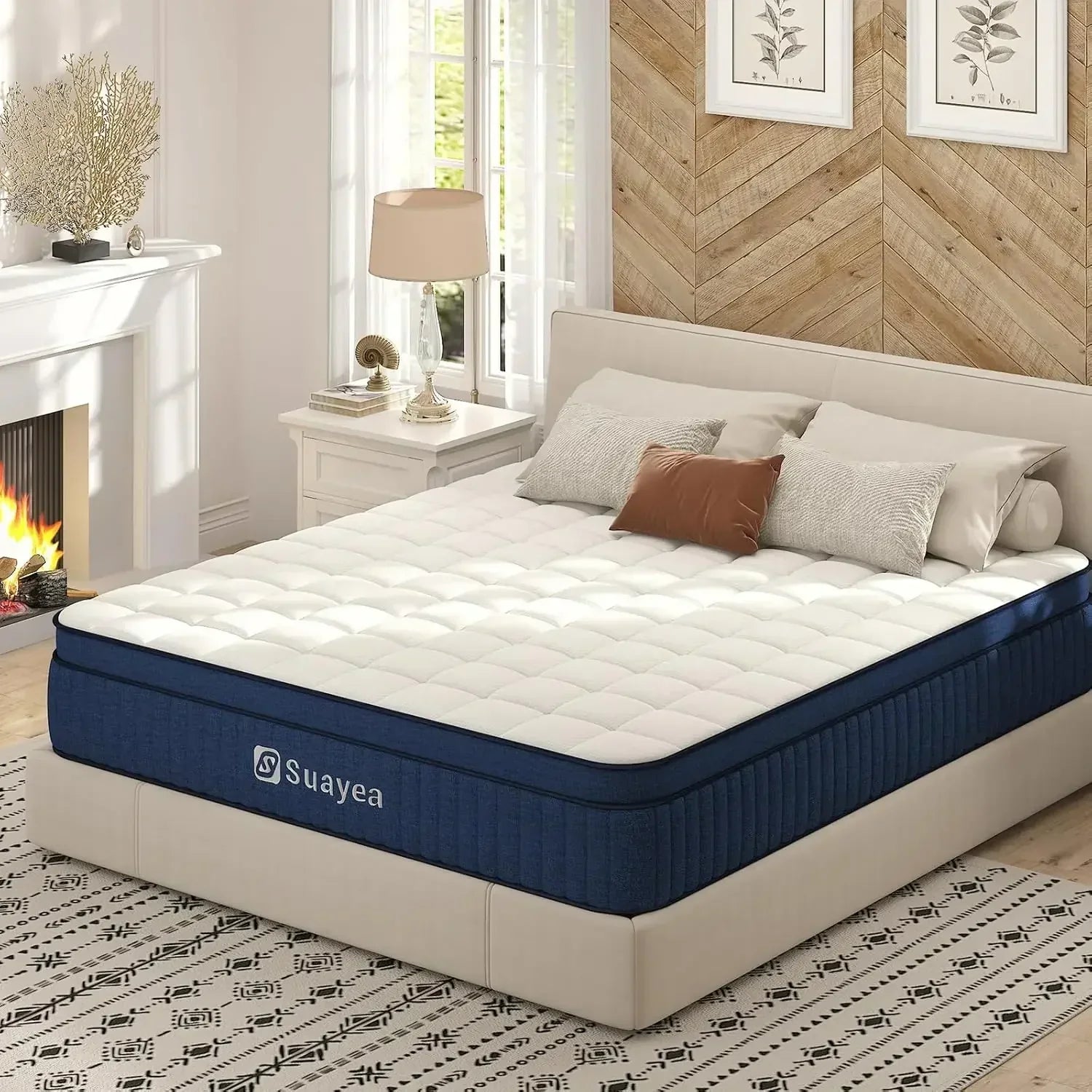 California King Mattress 14 Inch King Mattress In A Box Hybrid Mattress Ultimate Motion Isolation With Memory Foam