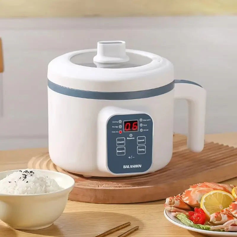 1.7L Mini Electric Cooker Electric Pressure Cooker Hot Pot Multifunctional Cooker