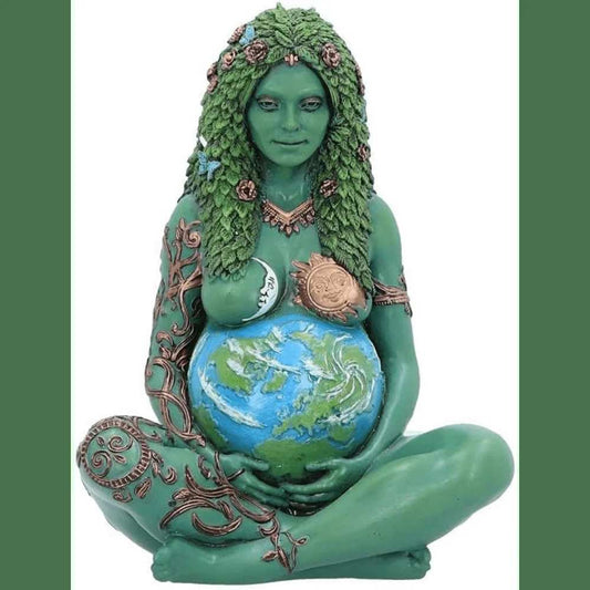 Nemesis Now Mother Earth Art Figurine, 17.5cm, Hand-Painted, Resin, Decorative Nature Statue