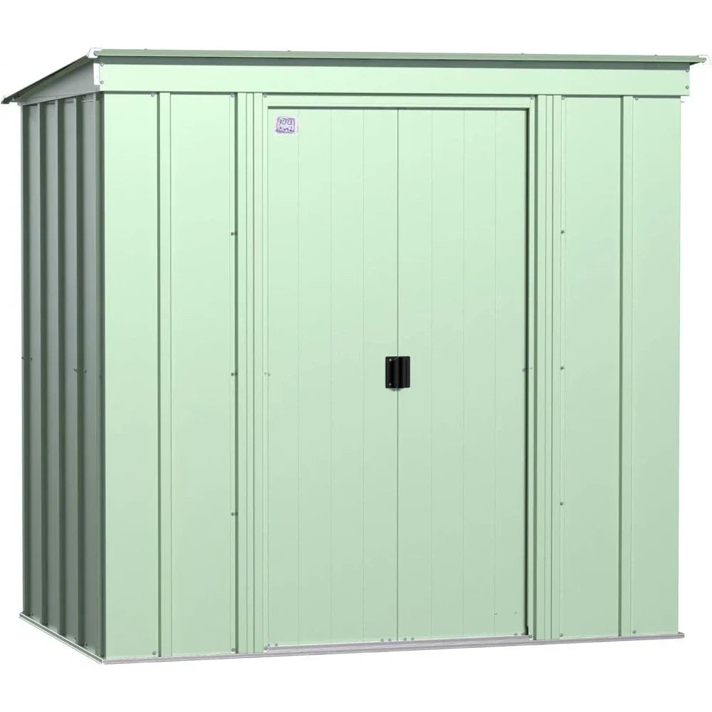 Sheds 6' x 4' Outdoor Steel Storage Shed, Green