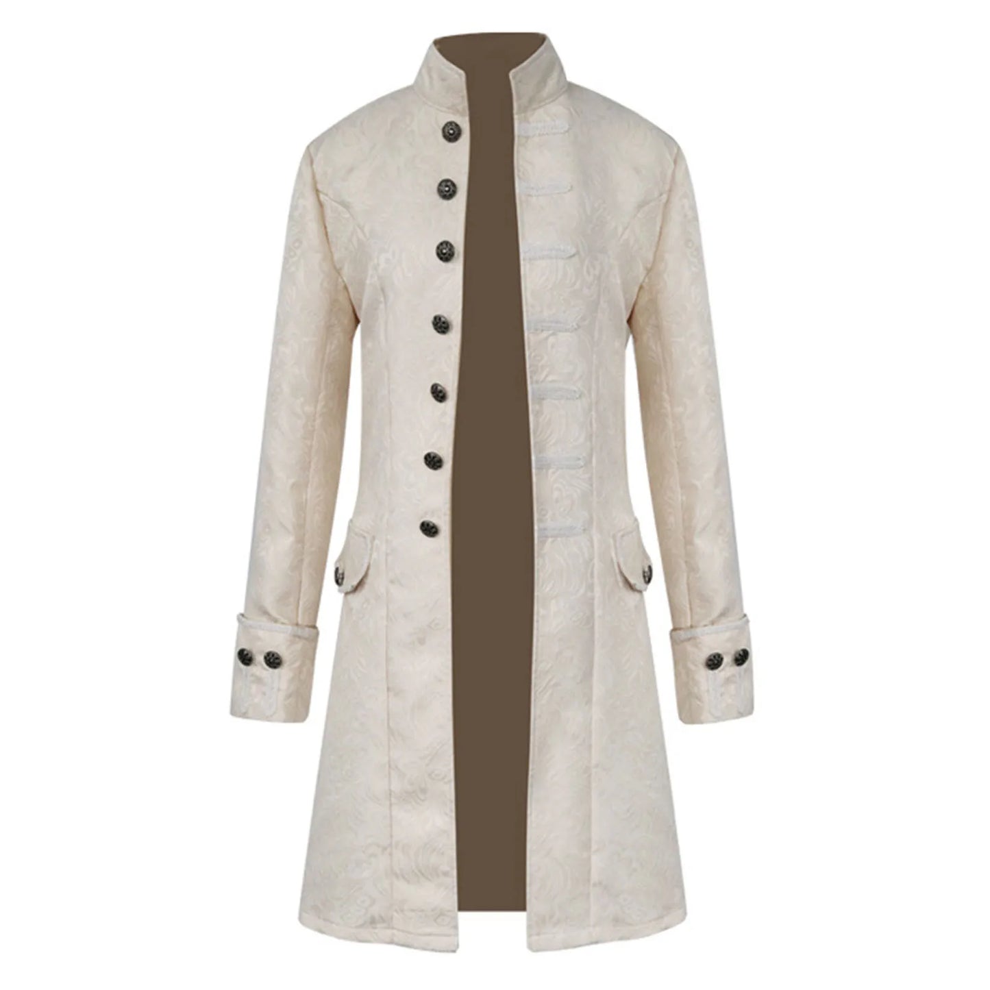 Men'S Steampunk Gothic Victorian Tailcoat - Medieval Frock Coat For Renaissance, Halloween And Costume Events