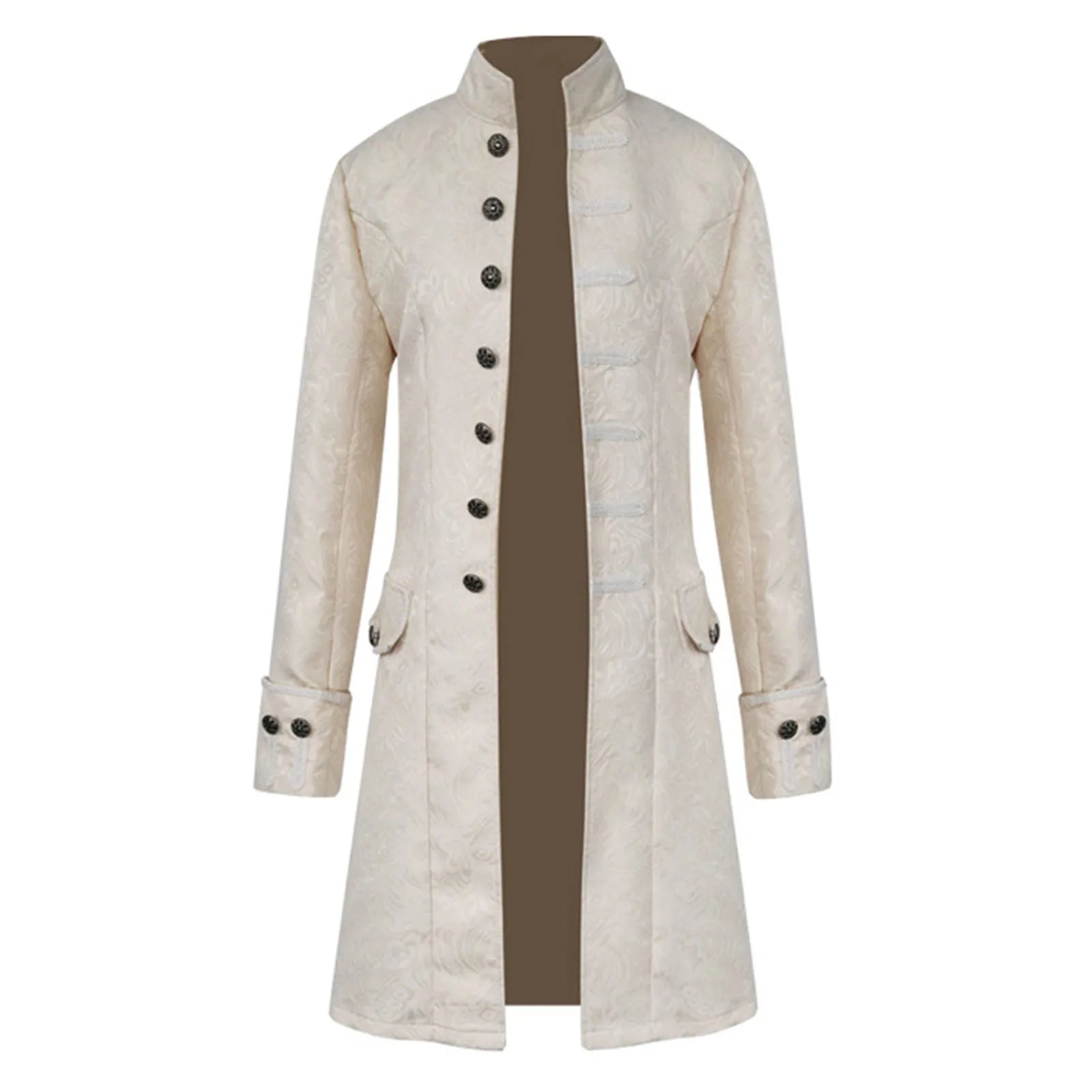 Men'S Steampunk Gothic Victorian Tailcoat - Medieval Frock Coat For Renaissance, Halloween And Costume Events