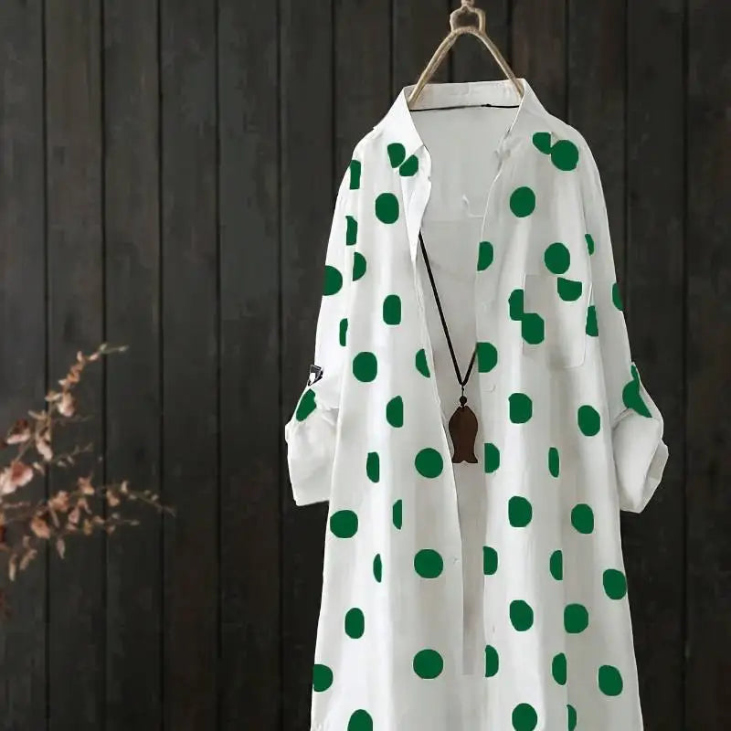 2025 Summer Plus Size Casual Striped Shirt Jacket - Long Sleeve Loose Fit Sun Protection Overshirt Coat