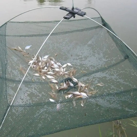 High Quality New Foldable Fishing Net for Outdoor Catching Shrimp Crab Lobster and Fish Durable and Lightweight Trap Fishing