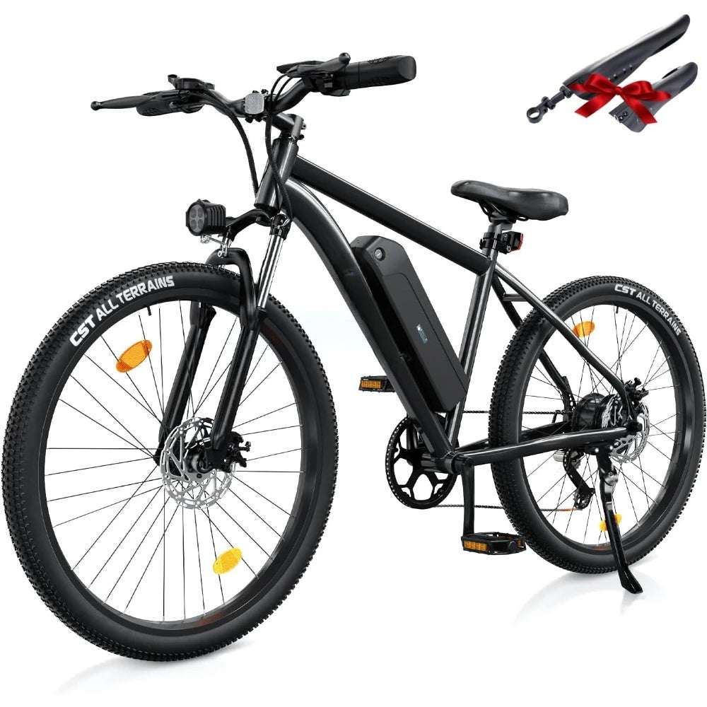 Electric Bike 500W, 26" Commuting Electric Mountain Bike 20MPH Max Range 55+ Miles, Removable Battery,  35-Speed