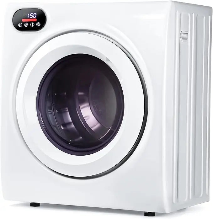 Euhomy Portable Dryer With Exhaust Hose, Four Drying Functions, Dries Up To 9 Lbs Of Clothes, 1400W Mini Dryer With Stainless St