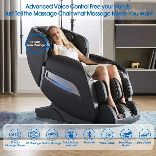 Full body Deep tissue massage chair, ft massage, waist heater, zero gravity luxury massage chair