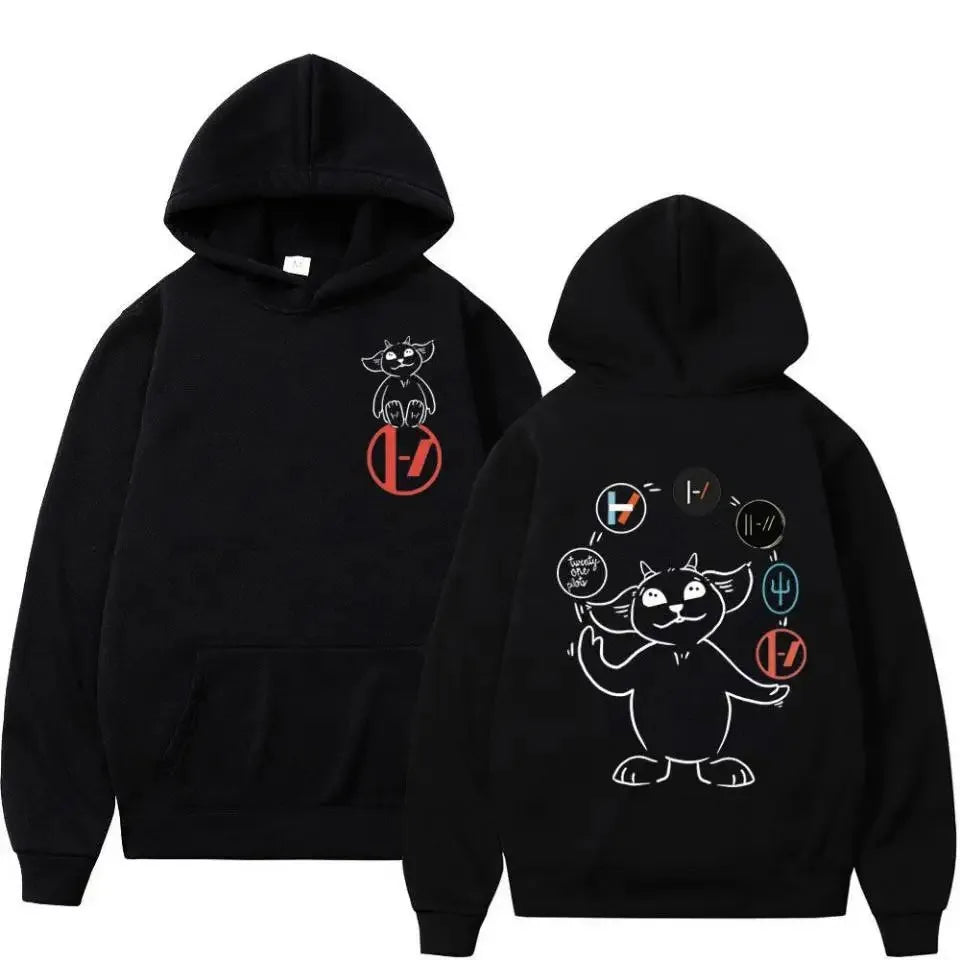 No. 21 Pilot Printed Men'S Hoodie Printed Hip-Hop Retro Rock Sports Fashion Men'S Sweater Autumn And Winter Adult New Tops