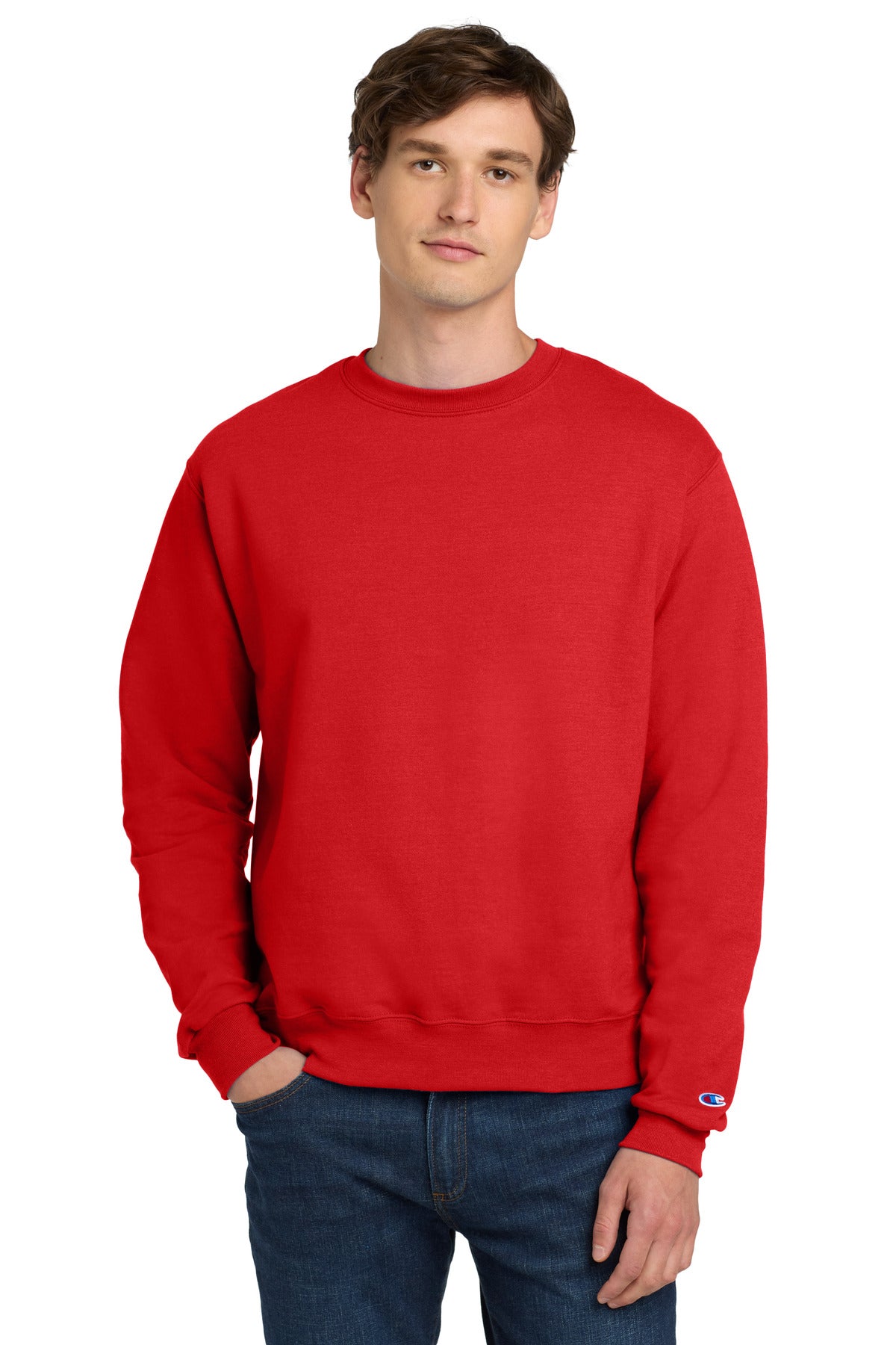 Champion  Powerblend Crewneck Sweatshirt. S6000