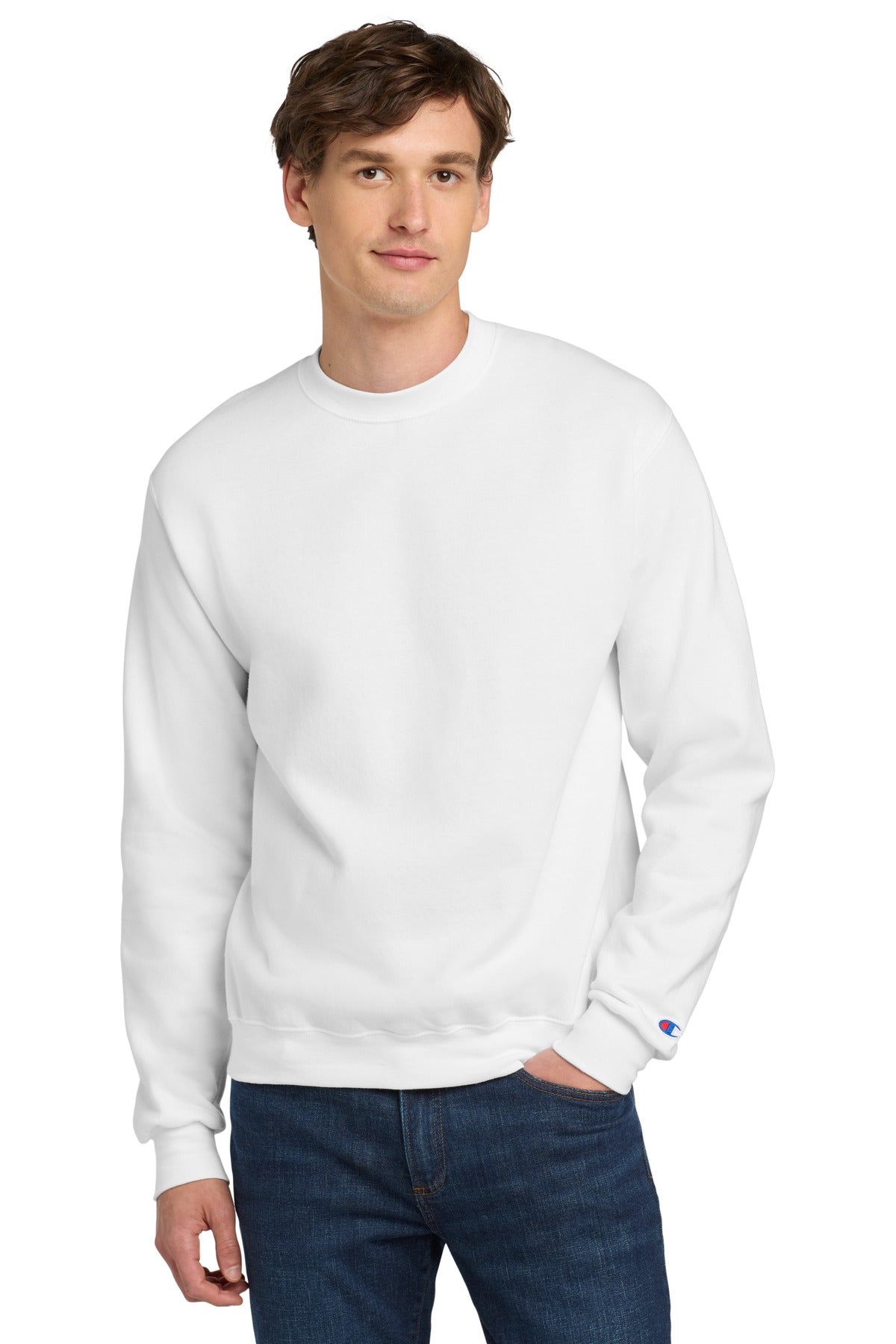 Champion  Powerblend Crewneck Sweatshirt. S6000