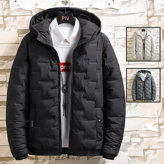 Men'S Thicken Bomber Jacket Œ Slim Fit Cotton Padded Streetwear Coat, Sizes Mœ5Xl