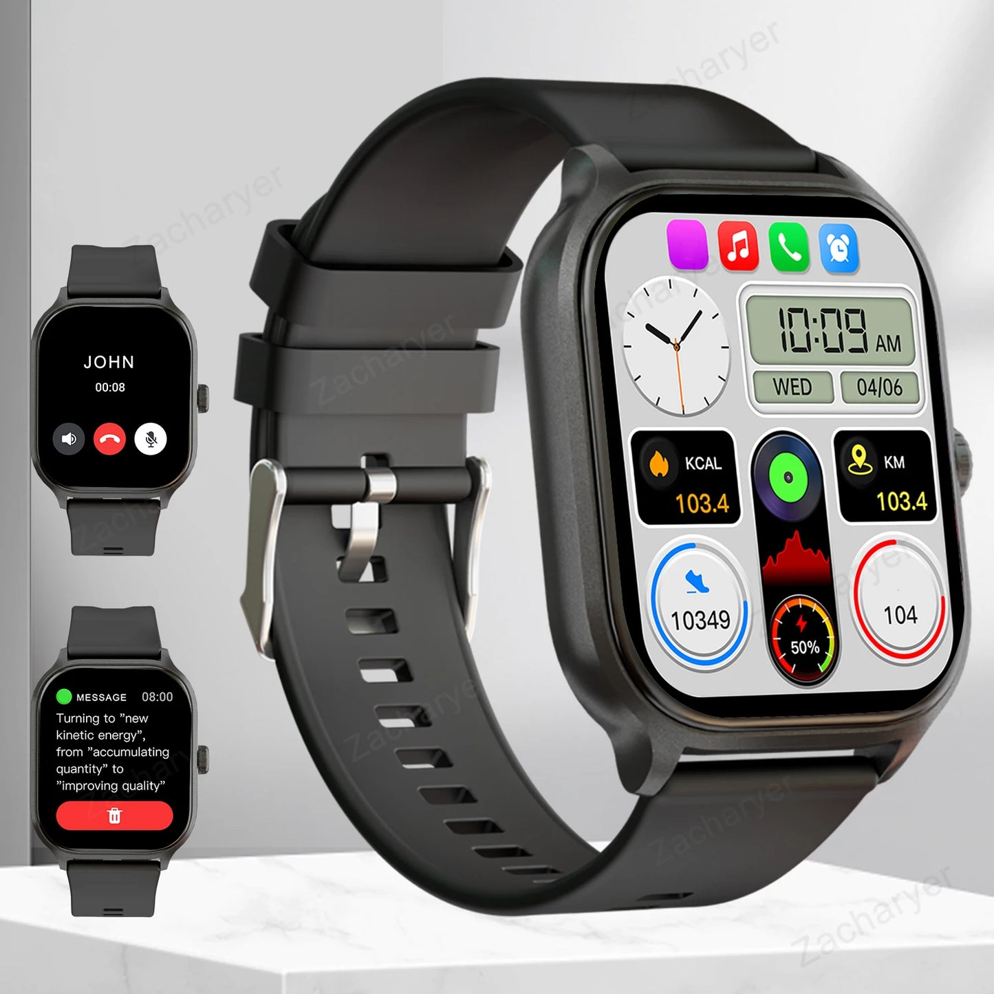 Smart Watch, Wireless Calling/Dial, Multi-Sport Mode, Calling Reminder