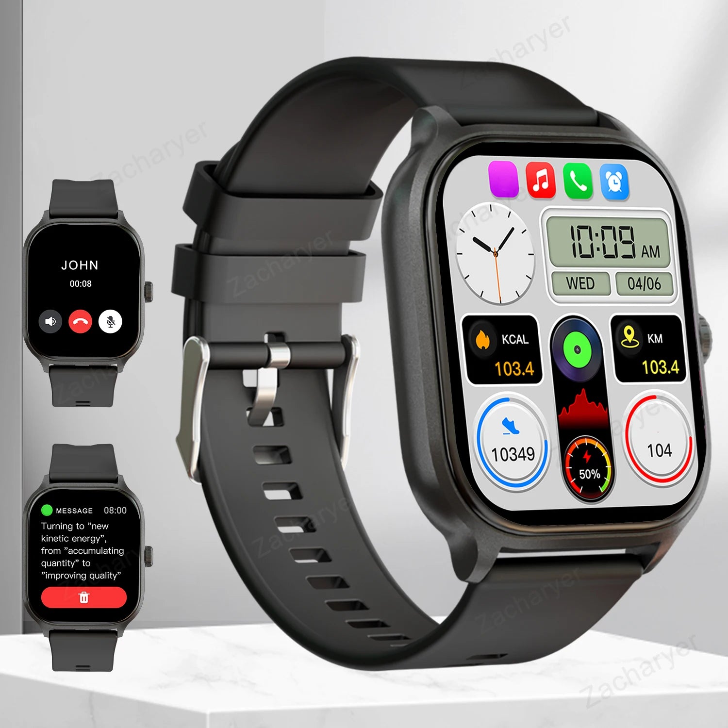 Smart Watch, Wireless Calling/Dial, Multi-Sport Mode, Calling Reminder