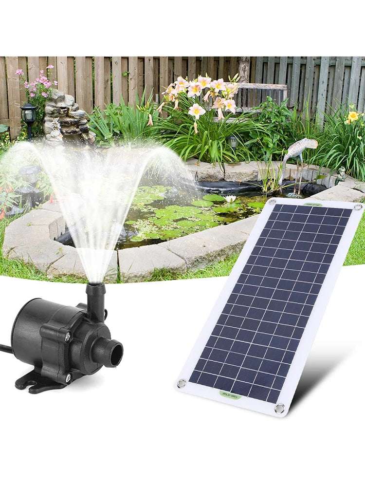 Mini Water Sprinkler Sprayer 18V 30W Garden Decoration Solar Panel Fountain Watering System Energy Saving Kits For Fish Tank