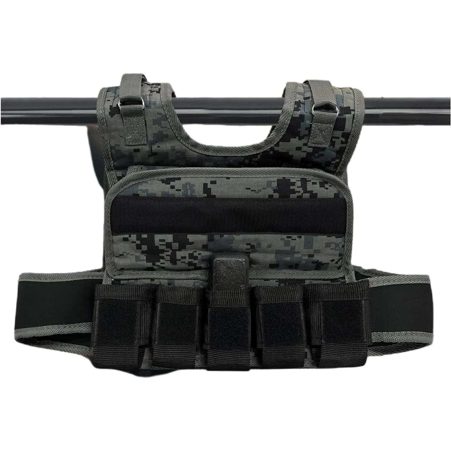 Adjustable Weighted Vests For Men 44Lb Adjustable Weight Vest With 19 Cast Iron Weights For Strength Training Running