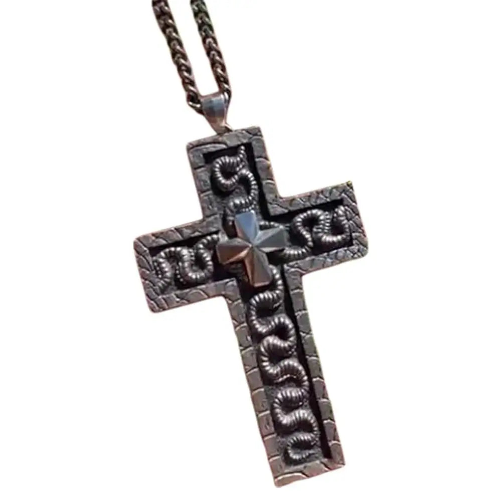 3D Metal Thanos Inspired Gothic Pendant Necklace  Hidden Compartmen