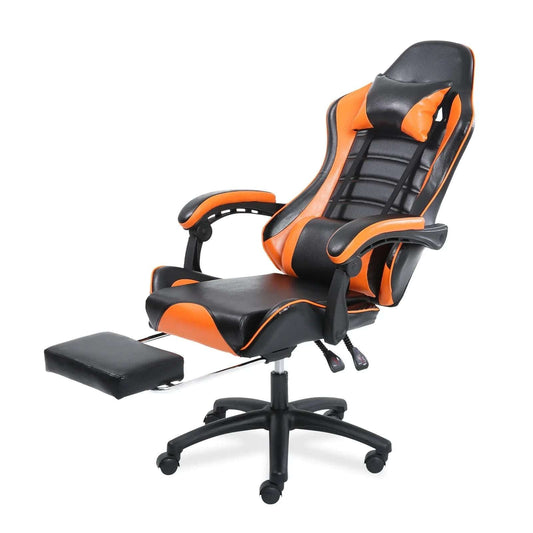 Ergonomic Gaming Chair for Adults, Comfortable Computer Chair for Heavy People, Adjustable Lumbar Office Desk Chair with Wheels,