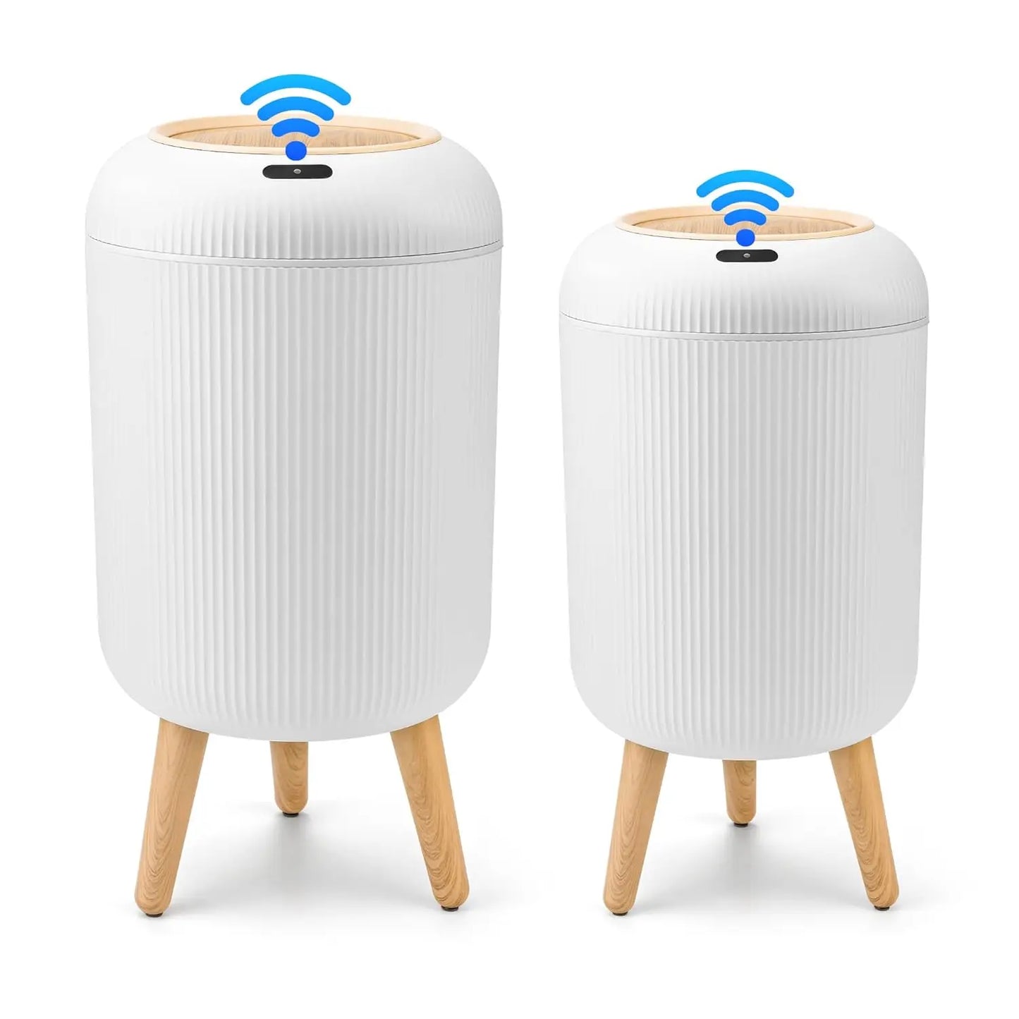Automatic Motion Sensor Trash Can 12L & 10L Touchless Smart Garbage Bin For Kitchen Bathroom Living Room