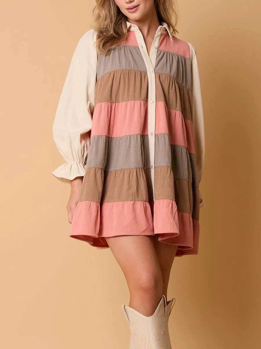 V-Neck Sleeveless A-Line Dress with Floral Print and Ruffle Hem for Summer Beach Wedding Cocktail Party Casual Wear