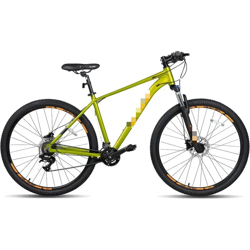 29" Mountain bike for men, lock-out suspension fork, 16-Speeds, hardtail trail MTB bicycle