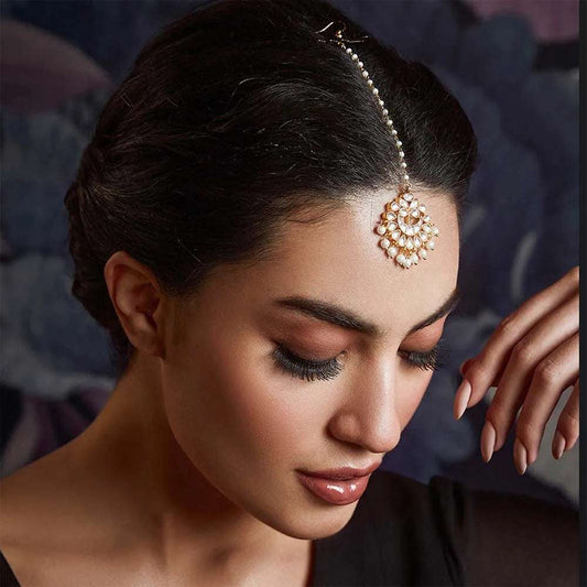 Pearl Forehead Chain Headband for Women Headband Hair Fashion Headpiece Bridal Tiara Wedding Jewelry Accessories Gifts